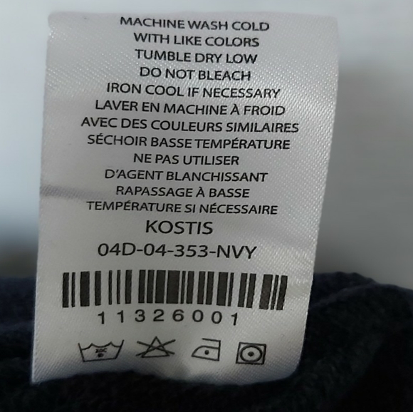 Five Four Bomber Jacket Fleece Navy Zip Up Sz S - Picture 4 of 7